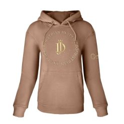 Bluza JD ATTACK Mila. Brązowe bluzy z kapturem JD ATTACK, l, bez wzorów, z materiału, bez kaptura. Za 239.00 zł.