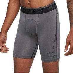 Męskie Spodenki Kompresyjne. Szare odzież kompresyjna Nike, m, bez wzorów, z elastanu, na fitness i siłownię, dri-fit (nike). Za 218.99 zł.