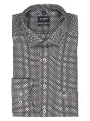 OLYMP Koszula "Luxor" - Modern fit - w kolorze brązowym rozmiar: 40. Brązowe koszule Olymp, bez wzorów, z bawełny, bez kołnierzyka, bez ramiączek. Za 121.95 zł.