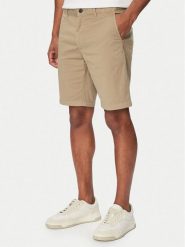 BOSS Szorty materiałowe Chino 50536723 Brązowy Slim Fit. Brązowe szorty Boss, m, bez wzorów, z bawełny. Za 449.99 zł.