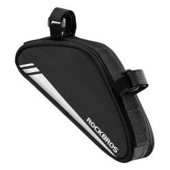 Torba na ramę Rockbros B55-BK do roweru 0,7 l - czarna. Czarne torby na ramię ROCKBROS, bez wzorów, z materiału, bez dodatków. Za 97.99 zł.