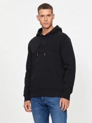 Gant Bluza Archive Shield 2037020 Czarny Regular Fit. Czarne bluzy GANT, m, bez wzorów, z bawełny, bez kaptura. Za 649.99 zł.