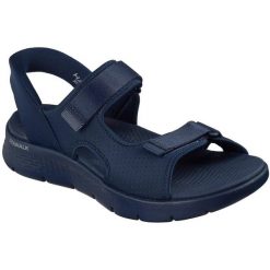 Sandały męskie Skechers Go Walk Flex Sandal easy Entr. Niebieskie sandały Skechers, z materiału, bez zapięcia. Za 490.00 zł.