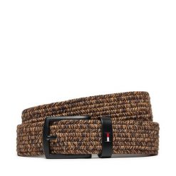 Pasek Męski Tommy Hilfiger. Brązowe paski Tommy Hilfiger, bez wzorów. Za 139.99 zł.