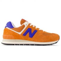 New Balance U574BRD Sneakersy męskie. Brązowe buty sportowe casual New Balance, bez wzorów, bez zapięcia. W wyprzedaży za 424.15 zł.