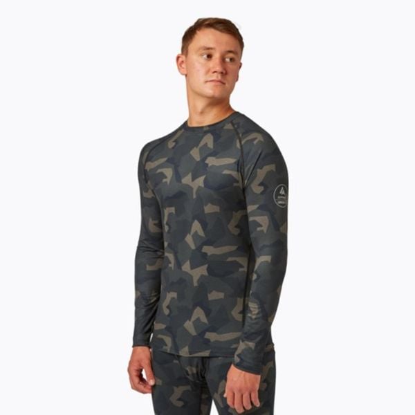 Koszulka termoaktywna męska Surfanic Bodyfit Crew Neck. Brązowe bielizna termoaktywna SURFANIC, l, bez wzorów, z materiału, bez ramiączek, narciarskie. Za 89.99 zł.