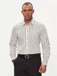 S.Oliver Koszula 2127456 Biały Regular Fit. Białe koszule S.Oliver, l, bez wzorów, z bawełny, bez kołnierzyka, bez ramiączek. Za 129.99 zł.