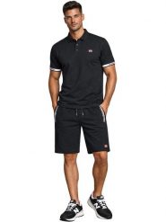 Geographical Norway Koszulka polo "Koliar" w kolorze czarnym rozmiar: M. Czarne koszulki polo Geographical Norway, m, bez wzorów, z bawełny, bez kołnierzyka, bez ramiączek. Za 86.99 zł.