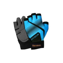 Rękawiczki treningowe Givova Gym Fluo - Turkusowo-Czarne M. Niebieskie rękawiczki Givova, bez wzorów, z poliesteru. Za 163.99 zł.