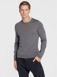Boss Sweter Leno-P 50468239 Szary Slim Fit. Szare swetry rozpinane Boss, m, bez wzorów, z bawełny, bez kołnierzyka, bez ramiączek. Za 339.99 zł.