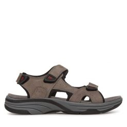 Sandały Lumberjack. Szare sandały Lumberjack, bez zapięcia. Za 319.99 zł.