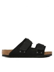 Birkenstock Klapki Uji 1024810 Czarny. Czarne klapki Birkenstock, z nubiku. Za 499.99 zł.