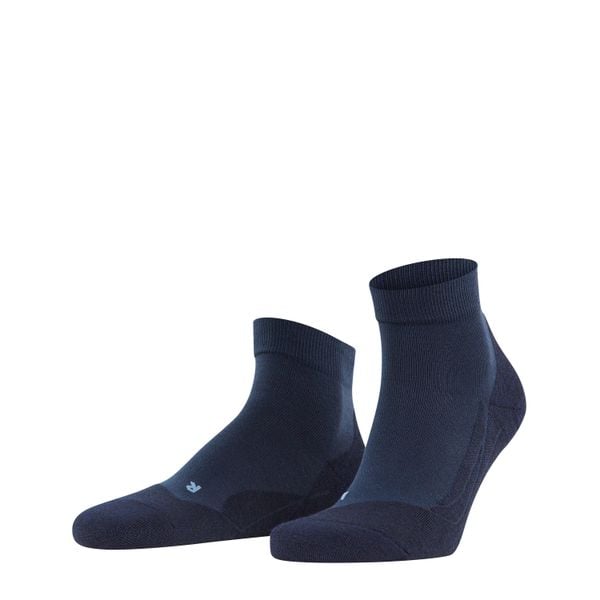 Skarpetki Falke GO2 Szorty. Niebieskie skarpety Falke, bez wzorów, z bawełny. Za 142.00 zł.
