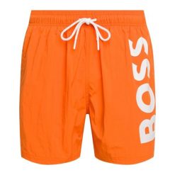 Szorty kąpielowe męskie Hugo Boss Octopus. Brązowe kąpielówki HUGO BOSS, l, bez wzorów. Za 149.99 zł.