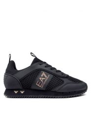 EA7 Emporio Armani Sneakersy X8X027 XK050 M701 Czarny. Czarne buty sportowe casual EA7 Emporio Armani, bez wzorów, z materiału, bez zapięcia. Za 549.99 zł.