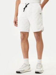 BOSS Szorty sportowe Member 50558883 Biały Relaxed Fit. Białe krótkie spodenki sportowe Boss, l, bez wzorów, z bawełny. Za 679.99 zł.