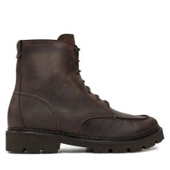 Kozaki JOOP!. Brązowe kozaki JOOP!, bez wzorów, bez obcasa, bez zapięcia. Za 839.99 zł.