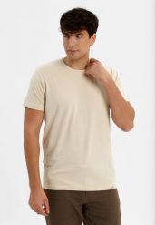 T-shirt ze strukturą TM-DARK. T-shirty Volcano, l, bez wzorów, z bawełny, bez kołnierzyka, bez ramiączek. Za 69.99 zł.