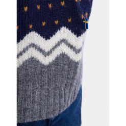 Sweter męski Fjallraven Ovik Knit Sweater. Niebieskie swetry nierozpinane Fjällräven, m, bez wzorów, bez kołnierzyka, bez ramiączek. Za 849.10 zł.