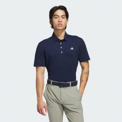 Ultimate365 Tour Twistknit Polo Shirt. Niebieskie koszulki polo Adidas, m, bez wzorów, z materiału, bez kołnierzyka, bez ramiączek. Za 379.00 zł.