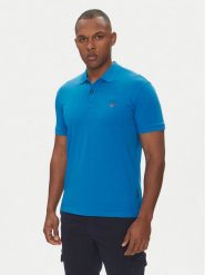 Napapijri Polo Elbas NP0A4GB4 Niebieski Regular Fit. Niebieskie koszulki polo Napapijri, m, bez wzorów, z bawełny, bez kołnierzyka, bez ramiączek. Za 239.99 zł.