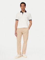 Lacoste Polo PH2017 Biały Regular Fit. Białe koszulki polo LACOSTE, m, bez wzorów, z bawełny, bez kołnierzyka, bez ramiączek. Za 529.99 zł.