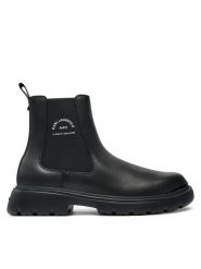 KARL LAGERFELD Sztyblety KL13060 Czarny. Czarne botki sznurowane KARL LAGERFELD, bez wzorów, ze skóry, bez obcasa, bez zapięcia. Za 1,099.00 zł.