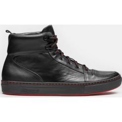 Czarne sneakersy męskie. Buty sportowe casual marki Kazar. Za 499.00 zł.
