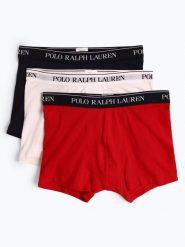 Polo Ralph Lauren Obcisłe bokserki pakowane po 3 szt. Mężczyźni Bawełna czarny|biały|czerwony, XXL. Białe bokserki Polo Ralph Lauren, m, bez wzorów, z bawełny. Za 249.95 zł.