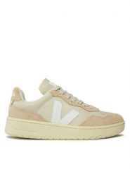 Veja Sneakersy V-90 O.T. VD2003378 Beżowy. Brązowe buty sportowe casual Veja, bez wzorów, ze skóry, bez zapięcia. Za 609.99 zł.