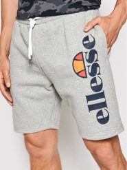 Ellesse Szorty sportowe Bossini SHS08748 Szary Regular Fit. Szare krótkie spodenki sportowe Ellesse, l, bez wzorów, z bawełny. Za 105.79 zł.