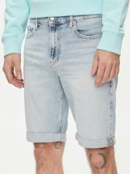 Calvin Klein Jeans Szorty jeansowe J30J324871 Niebieski Slim Fit. Niebieskie szorty Calvin Klein Jeans, m, bez wzorów, z bawełny. Za 209.99 zł.