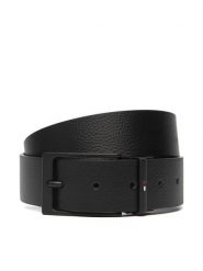 Tommy Hilfiger Pasek Męski Layton Rev 3.5 AM0AM13957 Czarny. Czarne paski Tommy Hilfiger, bez wzorów, ze skóry. Za 249.99 zł.