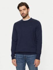 Lee Sweter 112357427 Granatowy Regular Fit. Niebieskie swetry rozpinane Lee, m, bez wzorów, z bawełny, bez kołnierzyka, bez ramiączek. Za 139.99 zł.