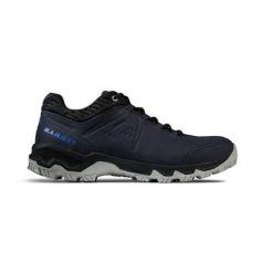 Buty trekkingowe męskie Mammut Mercury Iv Low Gtx. Niebieskie buty trekkingowe Mammut, bez wzorów, z materiału, bez zapięcia. Za 765.20 zł.