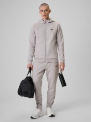 4F Spodnie dresowe joggery męskie - szare XL. Szare joggery i bojówki 4F, m, bez wzorów, z dresówki. Za 189.99 zł.