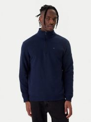 Tommy Jeans Bluza DM0DM20339 Granatowy Regular Fit. Niebieskie bluzy Tommy Jeans, l, bez wzorów, z bawełny, bez kaptura. Za 369.99 zł.