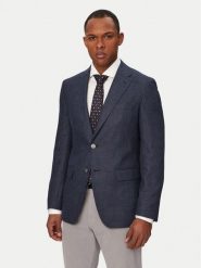BOSS Marynarka Hutson 50561859 Granatowy Regular Fit. Niebieskie garnitury Boss, m, bez wzorów, z syntetyku. Za 1,699.00 zł.
