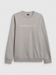 4F Bluza dresowa nierozpinana bez kaptura męska - szara S. Szare bluzy 4F, m, bez wzorów, z dresówki, bez kaptura. Za 159.99 zł.