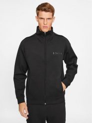 Boss Bluza Selwyn 50499038 Czarny Relaxed Fit. Czarne bluzy Boss, m, bez wzorów, z bawełny, bez kaptura. Za 499.99 zł.