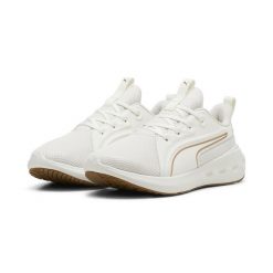 Buty do biegania SOFTRIDE Carson PUMA Warm White Gold. Białe buty do biegania Puma, bez wzorów, bez zapięcia, do biegania. Za 258.00 zł.