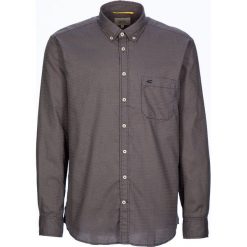 Koszula "Jack" - Regular fit - w kolorze beżowo-granatowym. Niebieskie koszule Camel Active, m, bez wzorów, z bawełny, bez kołnierzyka, bez ramiączek. W wyprzedaży za 87.95 zł.