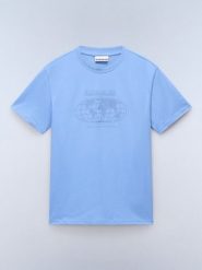 NAPAPIJRY Koszulka "Sisy" w kolorze niebieskim rozmiar: 3XL. Niebieskie bezrękawniki NAPAPIJRY, xl, bez wzorów, z bawełny, bez kołnierzyka, bez ramiączek. Za 92.21 zł.