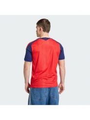 Adidas Koszulka techniczna Spain 26 Home Jersey JN4390 Czerwony Slim Fit. Czerwone t-shirty sportowe Adidas, bez wzorów, z jersey, bez ramiączek, do piłki nożnej. Za 438.99 zł.