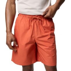 Spodenki sportowe męskie Washed Out Easy Short. Brązowe krótkie spodenki sportowe Columbia, m, bez wzorów, z bawełny. Za 179.99 zł.