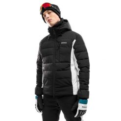Męska kurtka narciarska Sporty zimowe Siroko W7 Crans-Montana. Czarne kurtki narciarskie i snowboardowe SIROKO, na zimę, m, bez wzorów, z materiału, bez kaptura. Za 1,106.00 zł.
