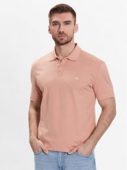 Quiksilver Polo Essentials EQYKT04094 Różowy Regular Fit. Czerwone koszulki polo Quiksilver, l, bez wzorów, z bawełny, bez kołnierzyka, bez ramiączek. Za 129.99 zł.