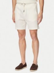 JOOP! Szorty materiałowe Juanito 30104273 Kremowy Regular Fit. Białe szorty JOOP!, m, bez wzorów, z bawełny. Za 479.99 zł.