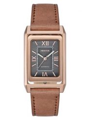 Heritor Zegarek automatyczny "Esteban" w kolorze złoto-jasnobrązowo-czarnym rozmiar: onesize. Brązowe, analogowe zegarki Heritor, ze stali. Za 630.99 zł.