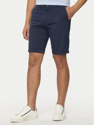 Boss Szorty materiałowe Chino-Slim-Shorts 50513035 Granatowy Slim Fit. Niebieskie szorty Boss, m, bez wzorów, z bawełny. Za 769.99 zł.